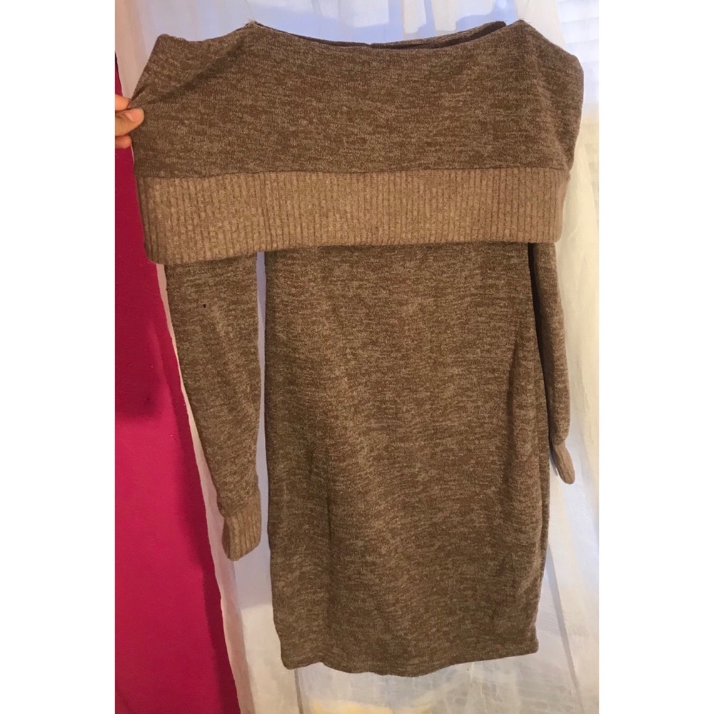 Long sleeve mini dress